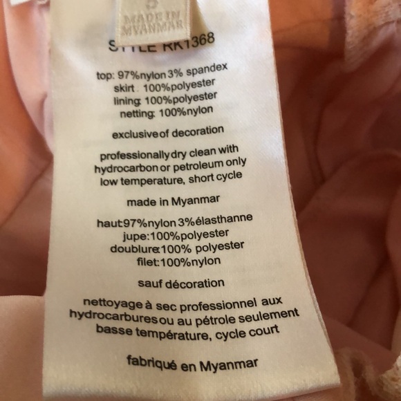 Ball Gown Flower Girl Dress with Heart Cutout light pink 5 David Bridal - Picture 9 of 10